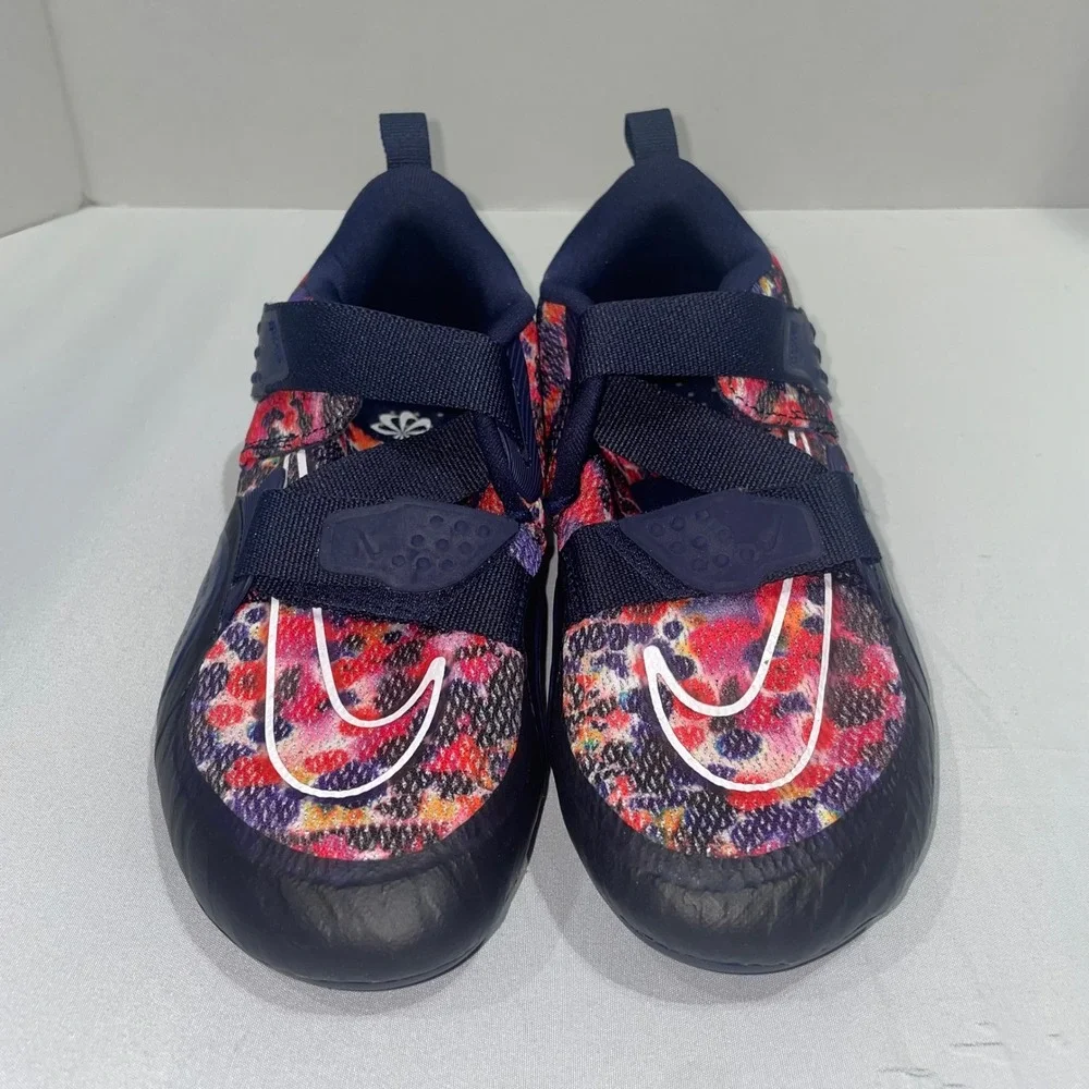 Nike SuperRep Cycle 2 Navy Floral Cycling Shoes DH3395-400 Womens 8.5